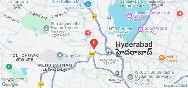 Post Graduate College of Science, Osmania University, Hyderabad Map