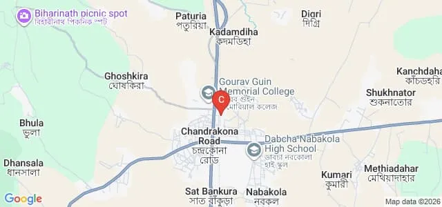 Gourav Guin Memorial College, Paschim Medinipur Map