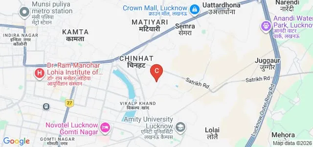 Rama PG College, Lucknow Map