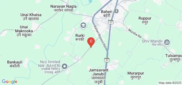 J and A Institute of Pharmacy, Bareilly Map