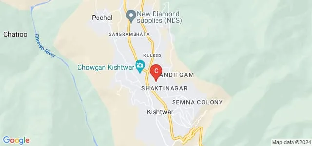 Kishtwar Campus, University of Jammu, Kishtwar Map