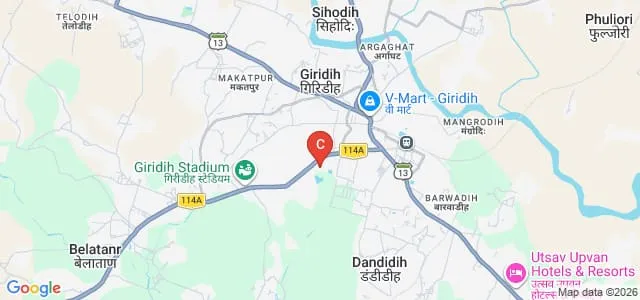 Subhash Teachers Training College, Giridih Map