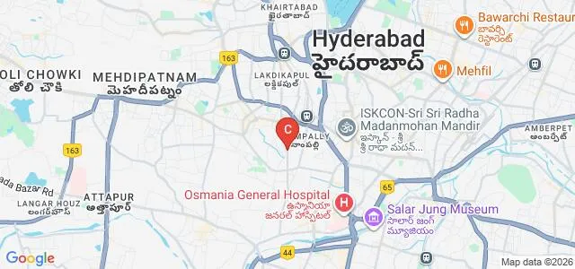 Aurora's School of Fashion Design, Hyderabad Map