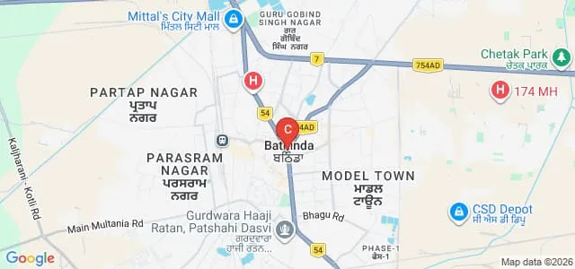 RPC Degree College, Bathinda Map