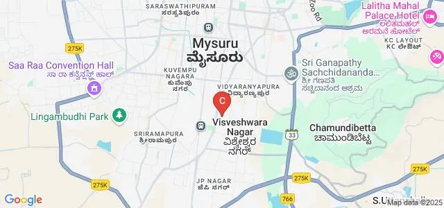 NIE First Grade College, Mysore Map