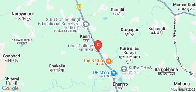 Chas College, Bokaro Map
