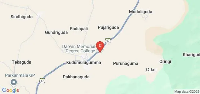 Darwin Memorial Degree College, Malkangiri Map