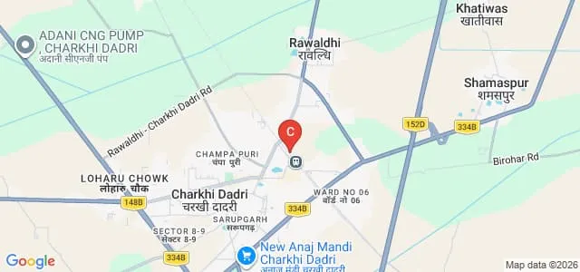 Apeejay Saraswati PG College for Girls, Bhiwani Map