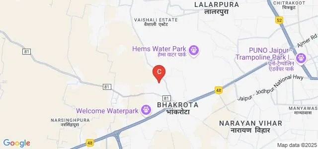 Rajasthan College of Engineering for Women, Jaipur Map