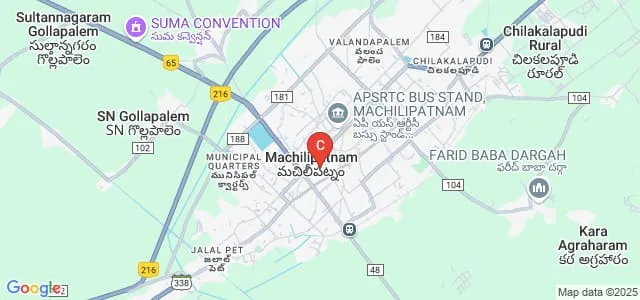 SSR Degree College, Machilipatnam Map