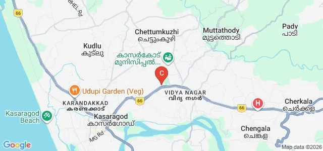 Government College, Kasaragod Map