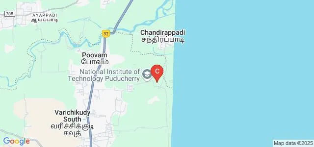Bharathiar College of Engineering and Technology, Karaikal Map