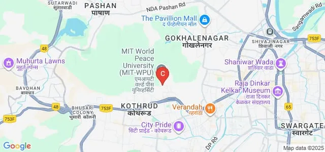 MIT School of Business, Pune Map