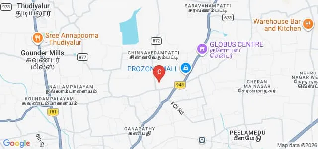 JAS College of Education, Coimbatore Map