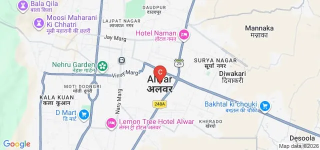 Swami Keshwanand Teachers Training Girls College, Alwar Map
