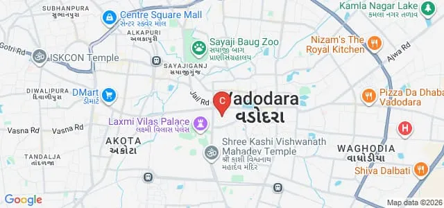 Faculty of Technology and Engineering, Maharaja Sayajirao University of Baroda, Vadodara Map