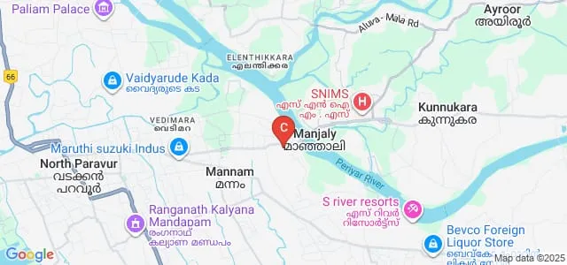 Sree Narayana Guru Institute of Science and Technology, Ernakulam Map