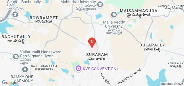 Malla Reddy College of Nursing, Hyderabad Map