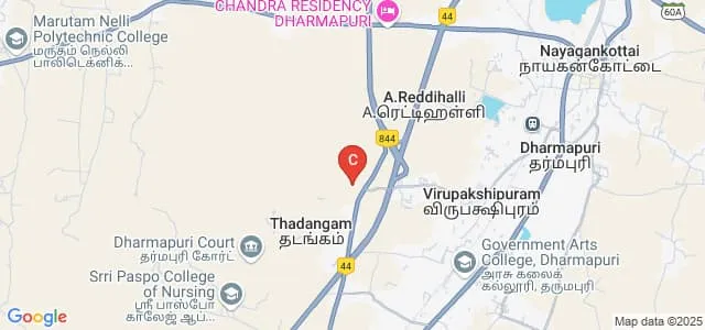 Kamadhenu College of Arts and Science, Dharmapuri Map