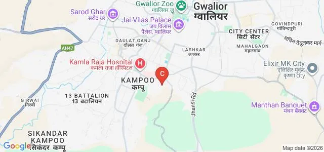 Government Autonomous Ayurved College and Hospital, Gwalior Map