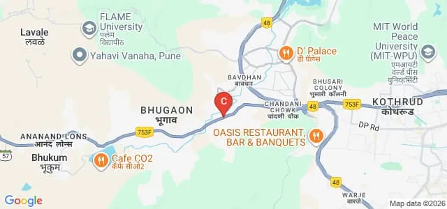 Suryadatta College of Hospitality Management and Travel Tourism, Pune Map