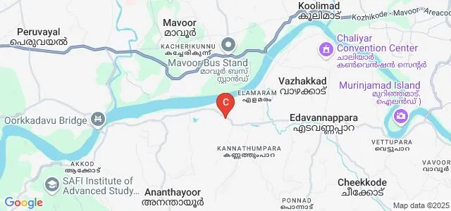 College of Applied Science, Vazhakkad Map