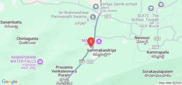 Dr Agarala Eswara Reddi MBA College, Tirupati Map