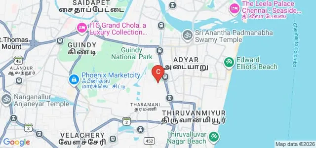 The Institute of Mathematical Sciences, Chennai Map