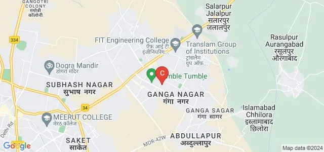Meerut Institute of Special Education, Meerut Map