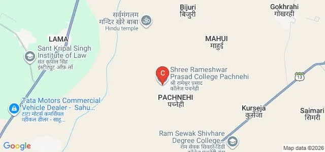 Rameshwar Prasad College, Banda Map