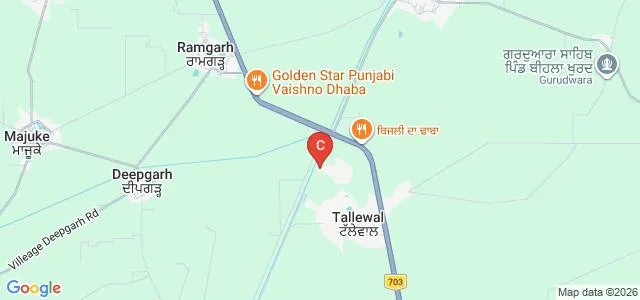 Brakkat Girls College of Education, Tallewal Map