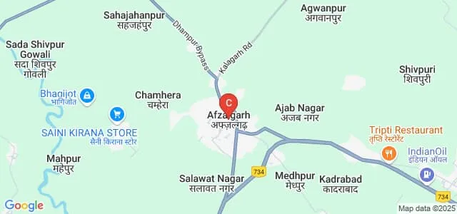 Radhey Lal Memorial College, Bijnor Map
