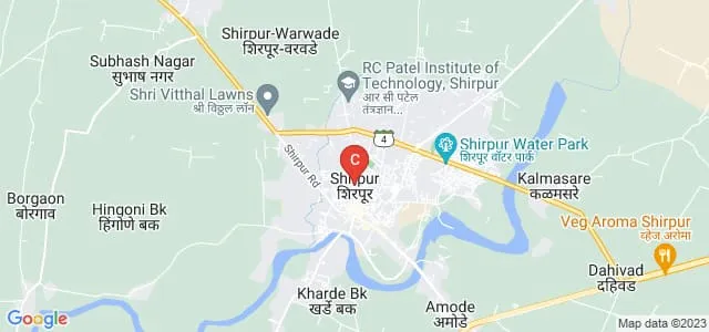 SVKM's NMIMS School of Agricultural Sciences and Technology, Shirpur Map