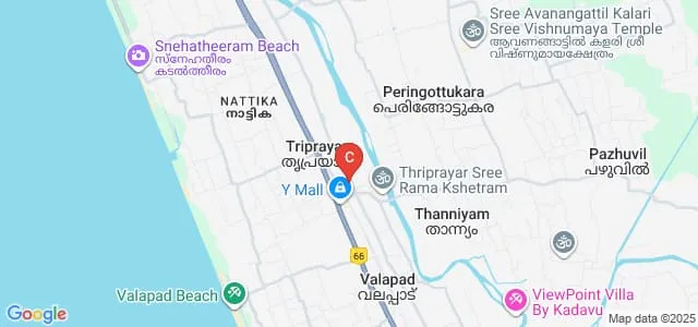 Sree Rama Government Polytechnic College, Triprayar Map