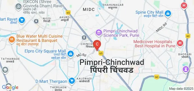 ASM's College of Commerce Science and Information Technology, Pune Map