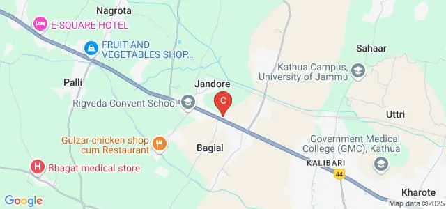 Surya College of Education, Kathua Map