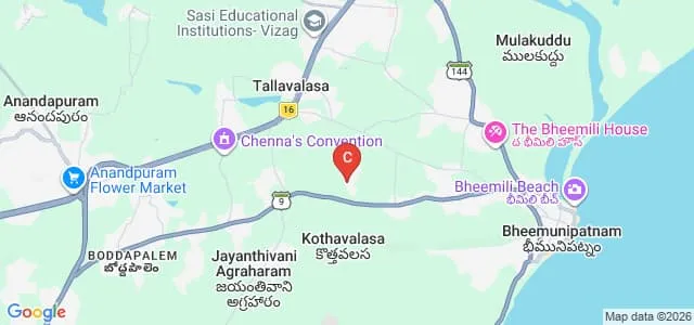 SVLNS Government Degree College, Bheemunipatnam Map