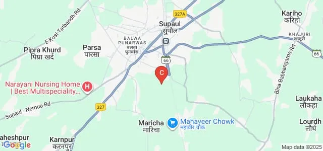 Supaul College of Engineering, Supaul Map