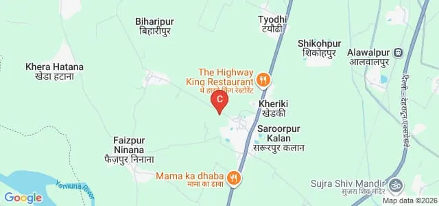 Yoginath Vidya Peeth, Baghpat Map
