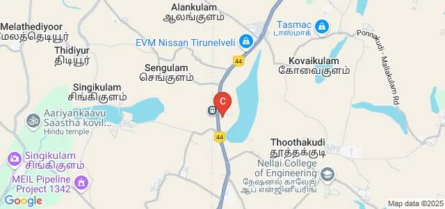 The Kevin College, Tirunelveli Map