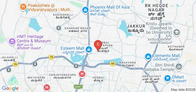 Sindhi College, Bangalore Map