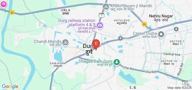 Uday Prasad Uday Government Polytechnic, Durg Map