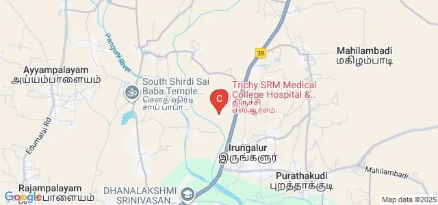 SRM Trichy Arts and Science College, Tiruchirappalli Map
