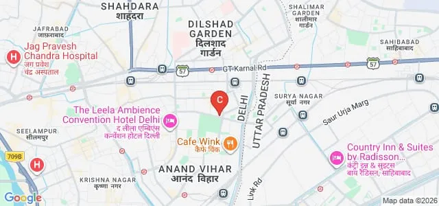 Vivekananda College, Delhi Map