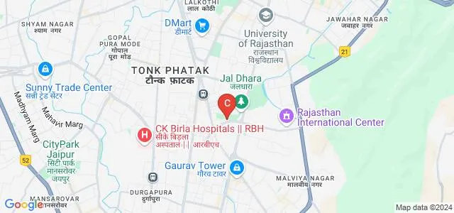 Bhavan's College of Communication and Management, Jaipur Map