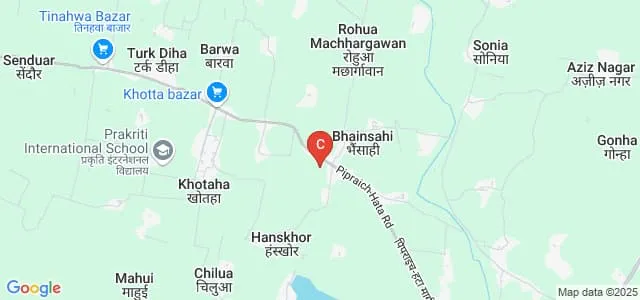 Tara Devi Mahavidyalaya, Kushinagar Map