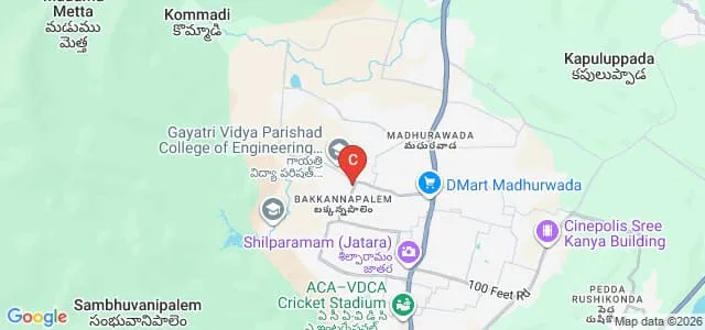 VAPMS College of Physiotherapy, Visakhapatnam Map