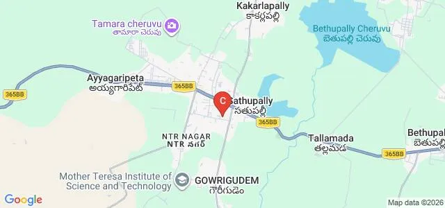 Mother Theresa College of Education, Sathupally Map