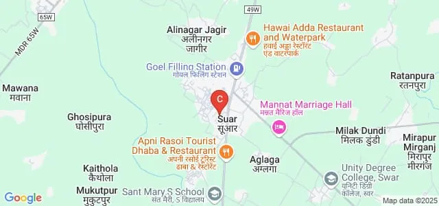 Government Degree College, Raza Nagar Map