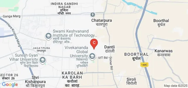 Vivekananda Institute of Technology East, Jaipur Map